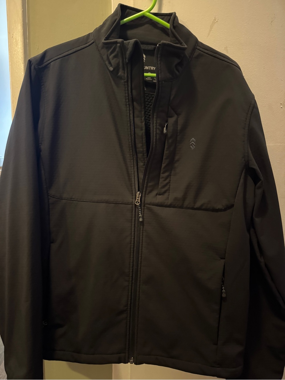 Free Country Men's Black Performance Softshell Jacket